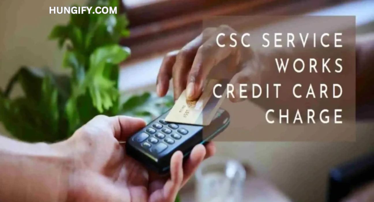 csc service work charge on credit card